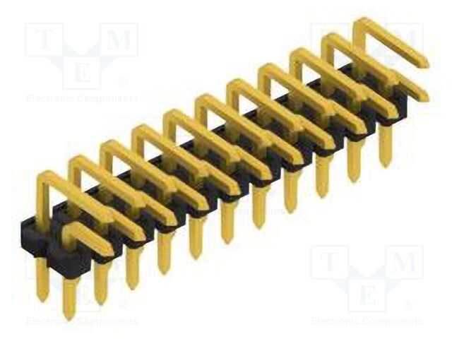 Connector: pin strips; pin header; male; PIN: 22; 2.54mm; THT; 2x11