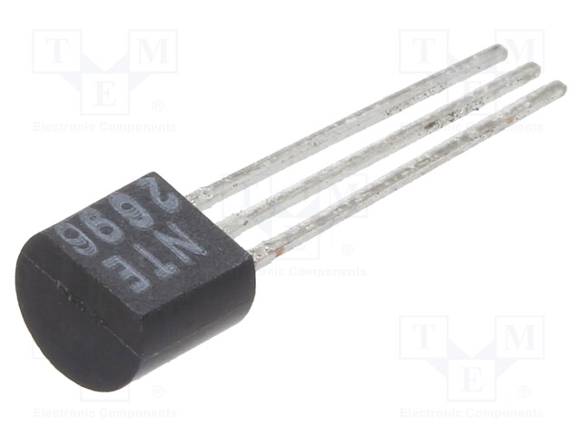 Transistor: NPN; bipolar; 120V; 0.1A; 0.3W; TO92