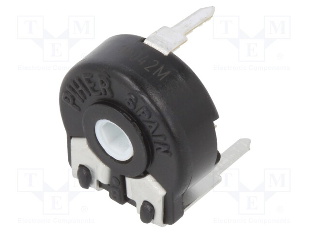 Potentiometer: mounting; single turn,horizontal; 1MΩ; 150mW; ±20%