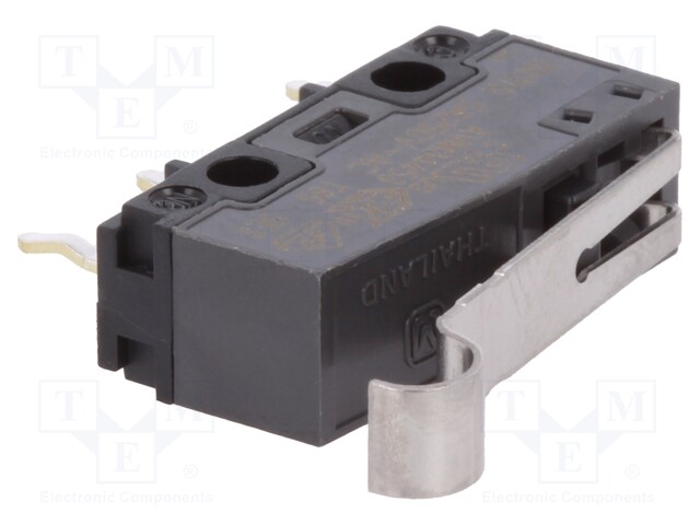 Microswitch SNAP ACTION; with lever with roller simulation