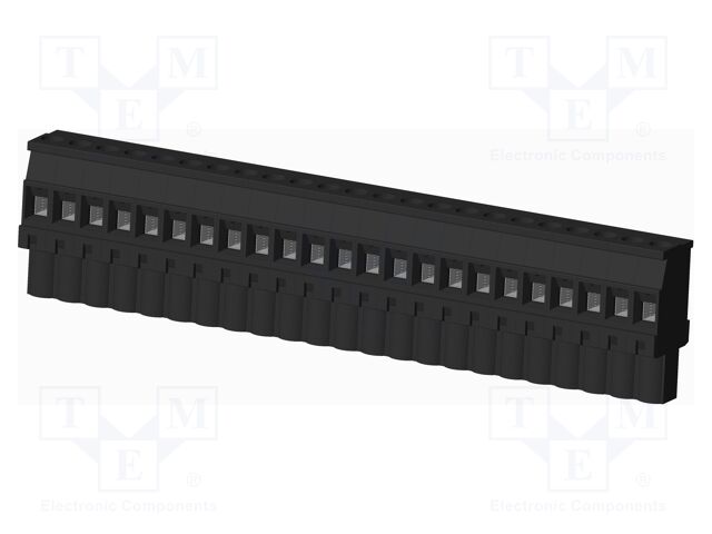 Connector: pluggable terminal block; plug; female; angled 90°