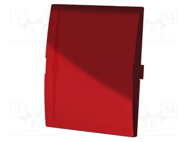 Front panel; prominent