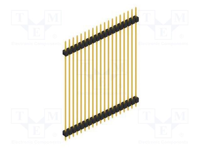 Connector: pin strips; pin header; male; PIN: 19; 2.54mm; THT; 1x19