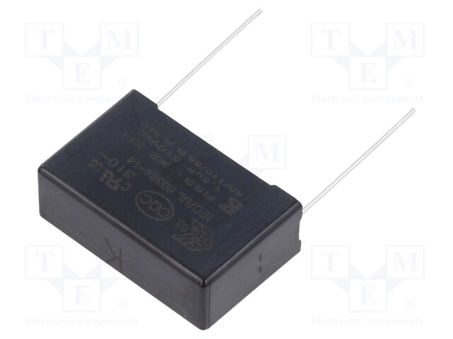 Capacitor: polypropylene; X2; 1.5uF; 27.5mm; ±10%; 32x20x11mm