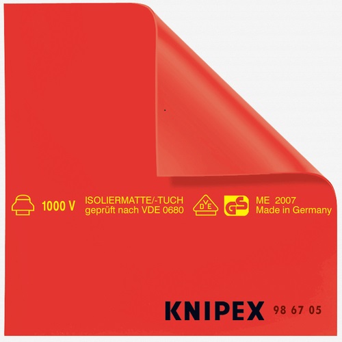 KNIPEX 98 67 05 1000V 500mmx500mm Insulating Rubber Mat