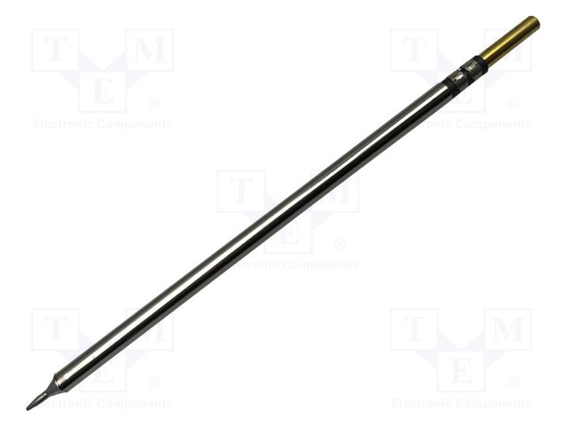 Soldering Iron Tip, Chisel, V Groove, 510 °C Temperature, 1.6 mm Width, CVC Series