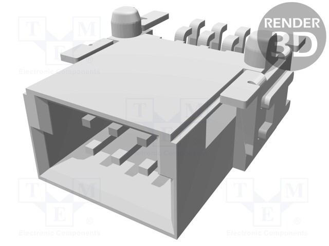 Connector: PCB to PCB; male; PIN: 6; 1.27mm; Series: har-flex; 2.3A