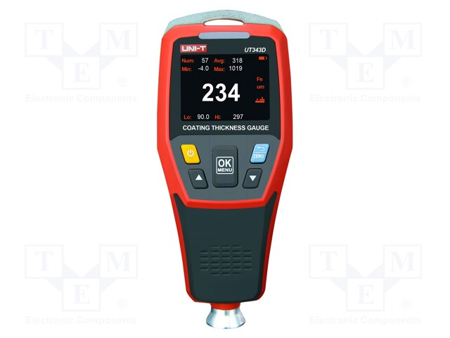 Tester: coating thickness tester; LCD,TFT 2" (320x240)