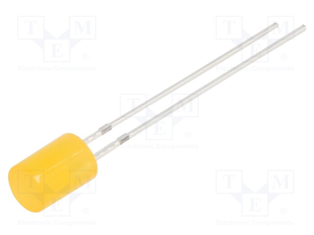 LED; 5mm; orange; 330÷500mcd; 140°; Front: flat; 15V; No.of term: 2