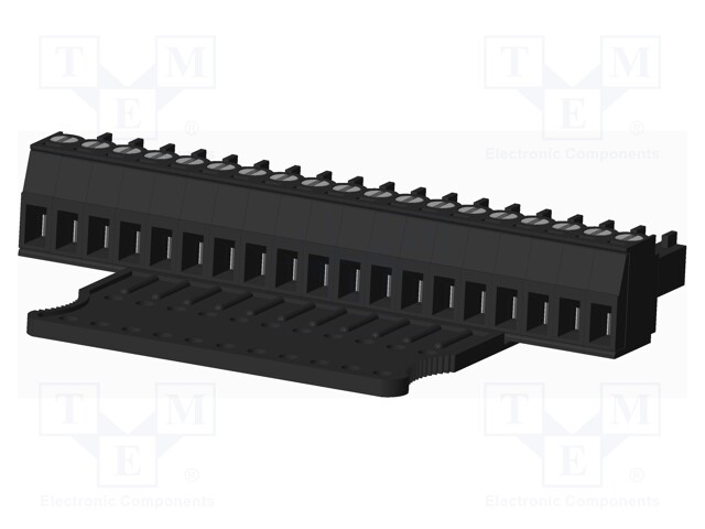 Connector: pluggable terminal block; plug; female; straight; 300V
