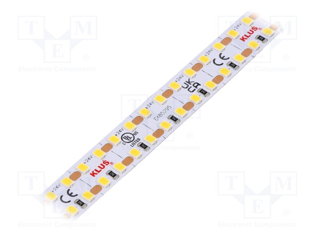 LED tape; white neutral; 24V; LED/m: 280; 14mm; IP20; 120°; 19.2W/m