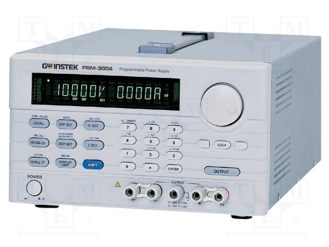 Power supply: programmable laboratory; Channels: 1; 0÷30VDC; 0÷7A