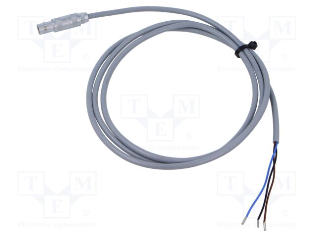 Connection lead; LEMO; PIN: 3; straight; 1.2m; plug; Series: VK