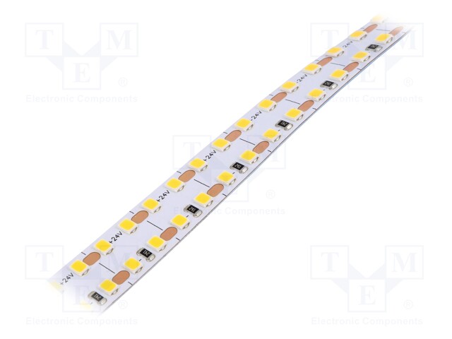 LED tape; white warm; 24V; LED/m: 280; 14mm; IP20; 120°; 19.2W/m