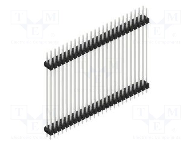Connector: pin strips; pin header; male; PIN: 50; 2.54mm; THT; 2x25