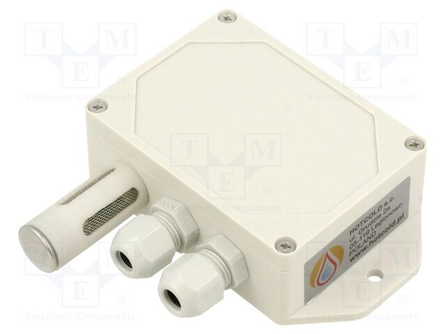 Converter: temperature and humidity; Range: 0÷100% RH; 24VDC