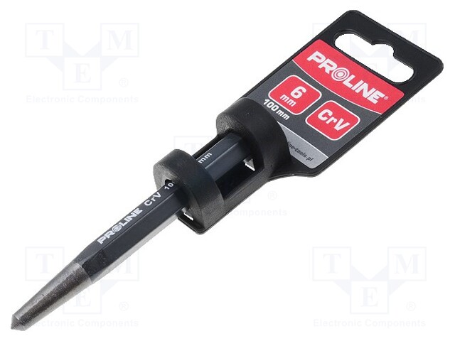 Centre punch; 100mm; Chrom-vanadium steel; Blade: about 55 HRC