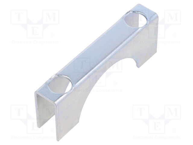 Mounting coupler; steel; zinc; Application: u-bolt