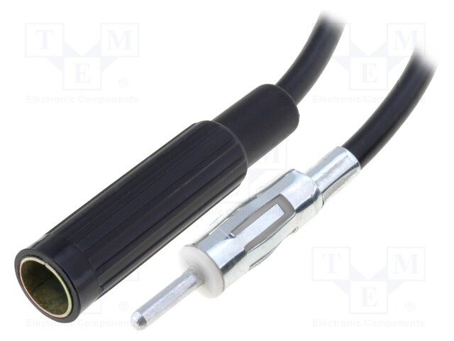 Extension cable for antenna; DIN socket,DIN plug; 0.3m