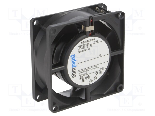 Fan: DC; axial