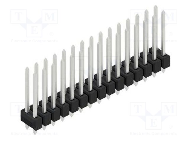 Connector: pin strips; pin header; male; PIN: 30; 2.54mm; THT; 2x15