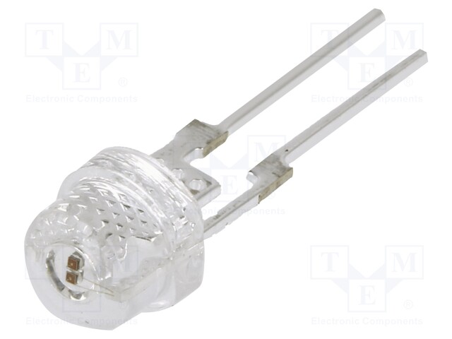 LED; 4.8mm; yellow; 7000÷8400mcd; 140°; Front: convex; 2.2÷2.6V