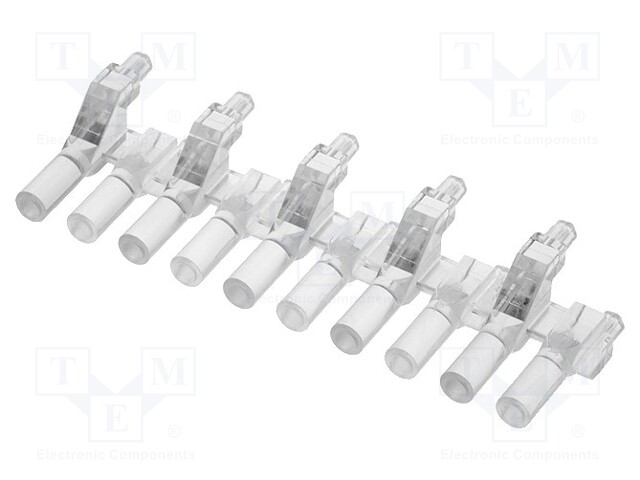 Fibre for LED; round; Ø3mm; No.of mod: 10; Front: flat