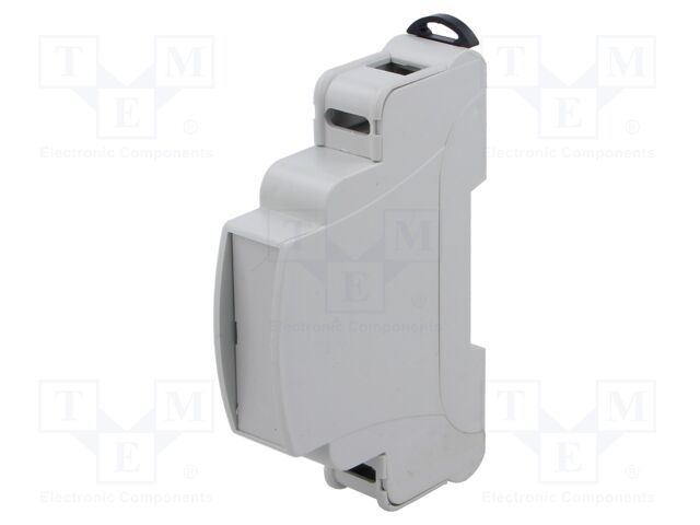 Enclosure: for DIN rail mounting; No.of mod: 1
