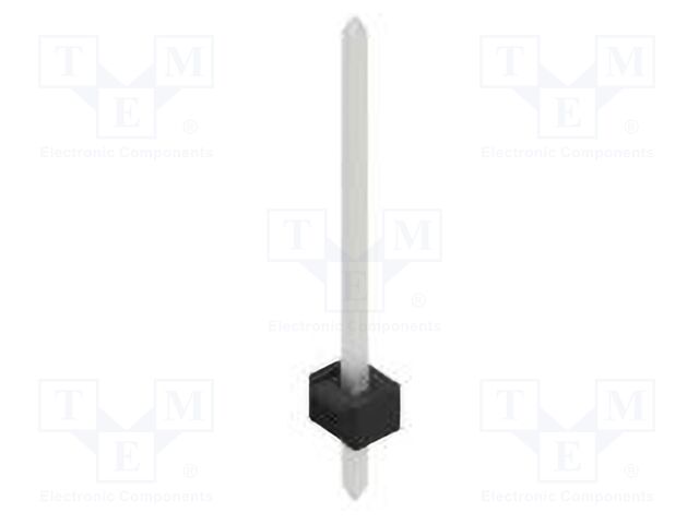 Connector: pin strips; pin header; male; PIN: 1; 2.54mm; THT; 1x1