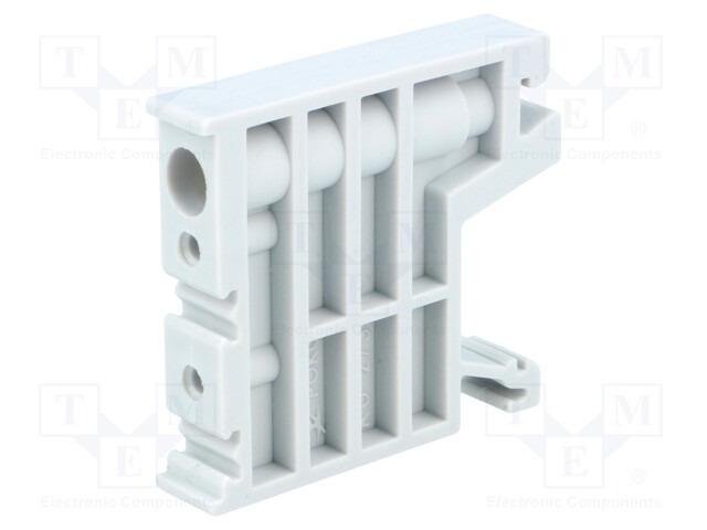 Holder; Application: ZG-G,ZUG,ZUG-G2.5; grey; Width: 10mm; TS35