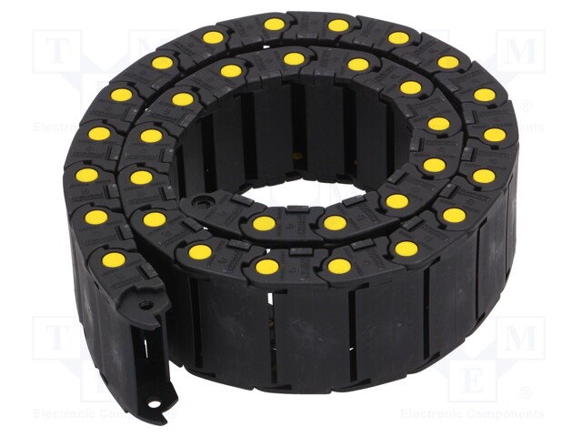 Cable chain; Series: Medium; Bend.rad: 60mm; L: 990mm; Colour: black