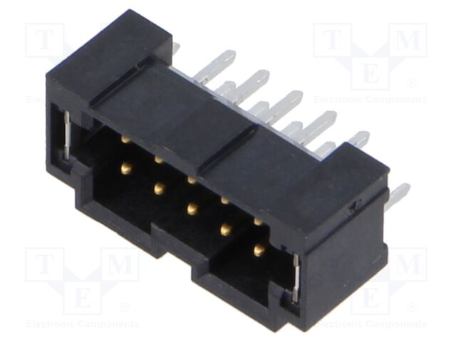 Connector: PCB to PCB; male; PIN: 10; 2mm; gold-plated; THT; socket