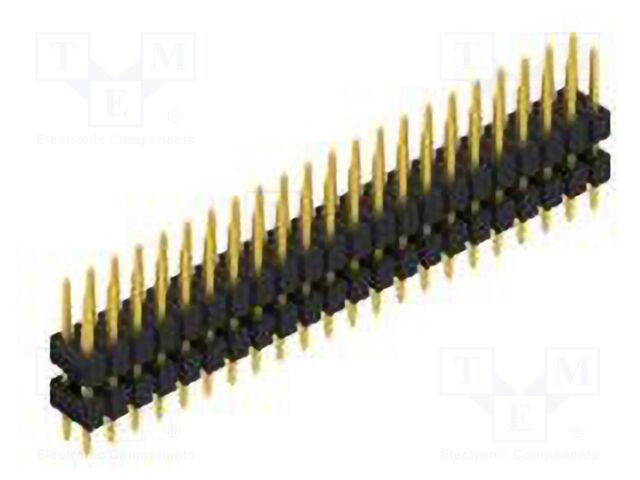 Connector: pin strips; pin header; male; PIN: 44; 2.54mm; THT; 2x22