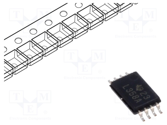 Operational Amplifier, 2 Amplifier, 700 kHz, 0.3 V/µs, 3V to 30V, TSSOP, 8 Pins