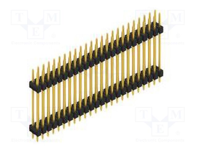 Connector: pin strips; pin header; male; PIN: 48; 2.54mm; THT; 2x24