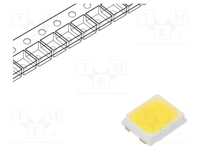 LED; SMD; 2835; white warm; 34.5lm; 2700K; 90; 120°; 65mA; 2.6÷2.9V