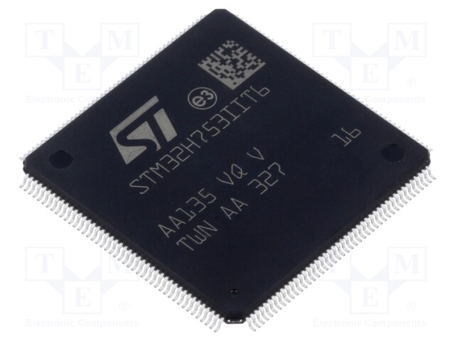 IC: ARM microcontroller; Flash: 2MB; 480MHz; SRAM: 1MB; LQFP176