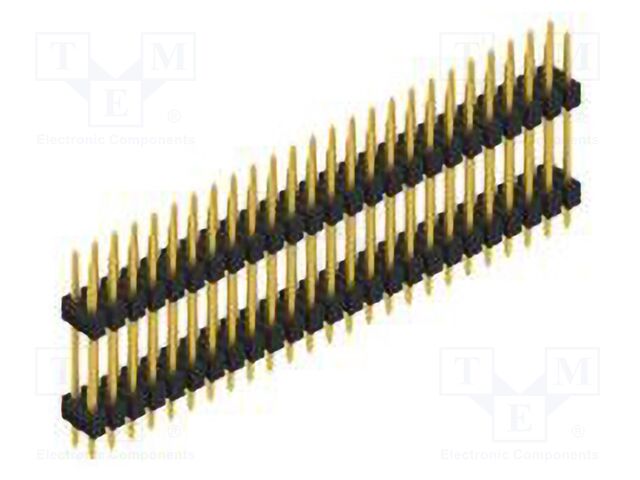Connector: pin strips; pin header; male; PIN: 50; 2.54mm; THT; 2x25