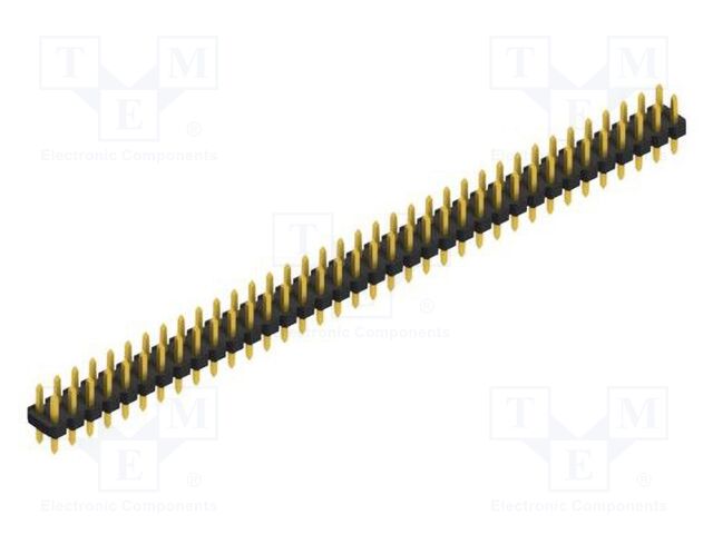 Connector: pin strips; pin header; male; PIN: 72; 2.54mm; THT; 2x36