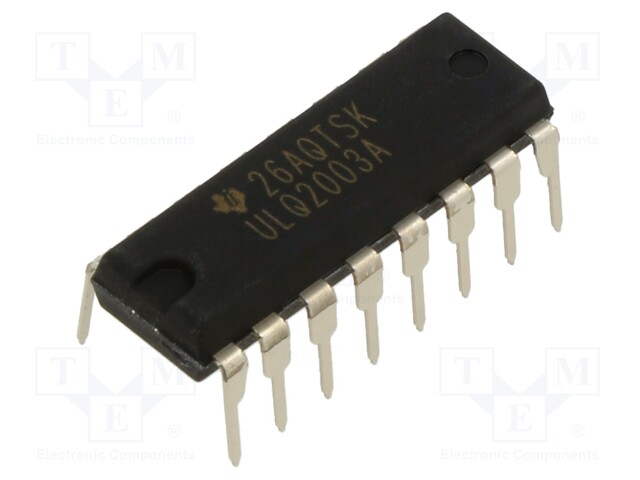 IC: driver; darlington,transistor array; DIP16; 0.5A; 50V; Ch: 7