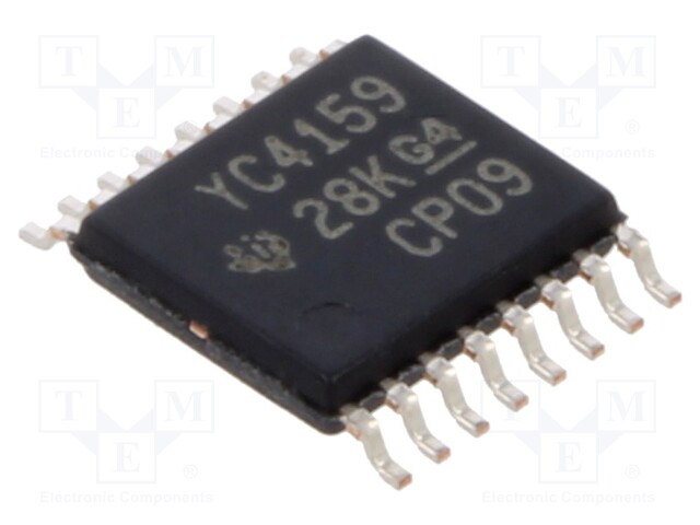 IC: analog switch; demultiplexer,multiplexer; 2: 1; Ch: 4; TSSOP16