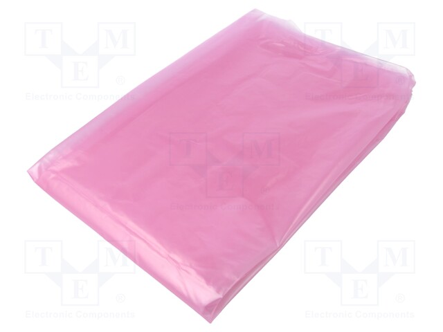 Waste bag; ESD; 28um; 180l; 10pcs; EN 61340-5-1; Mat: polyetylene