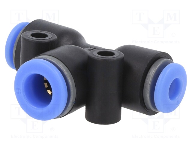 Push-in fitting; reductive,T-tap splitter; -0.95÷15bar; Mat: PBT