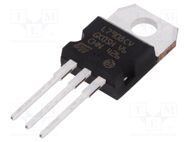 IC: voltage regulator; linear,fixed; -8V; 1.5A; TO220; THT