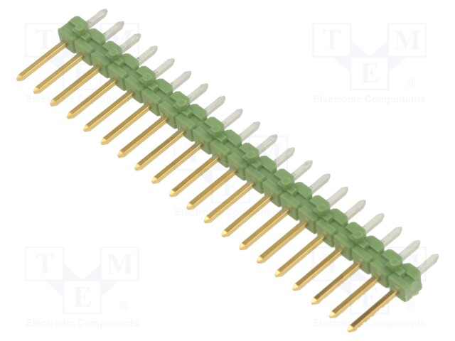 Pin header; pin strips; AMPMODU MOD II; male; PIN: 20; straight