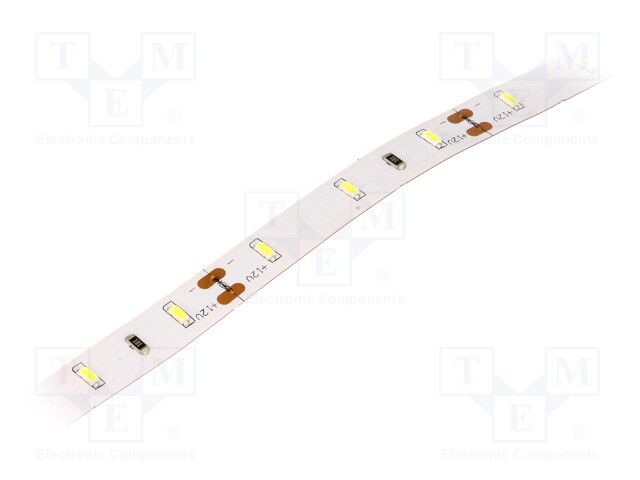LED tape; white cold; LED/m: 60; SMD; 3014; 12V; 8mm; 120°; IP20; 6W/m