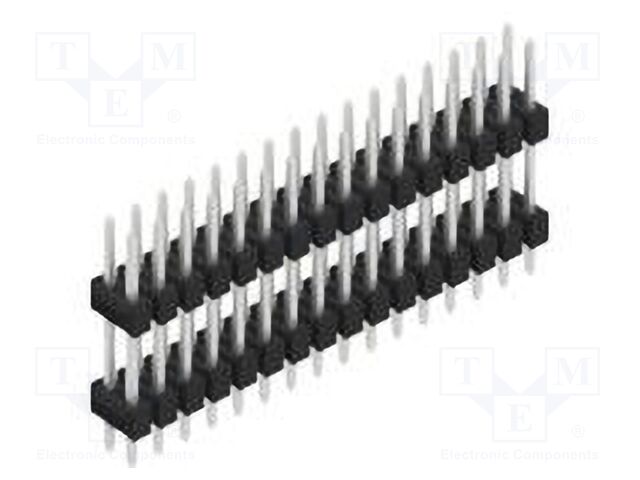 Connector: pin strips; pin header; male; PIN: 32; 2.54mm; THT; 2x16