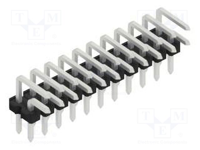 Connector: pin strips; pin header; male; PIN: 22; 2.54mm; THT; 2x11