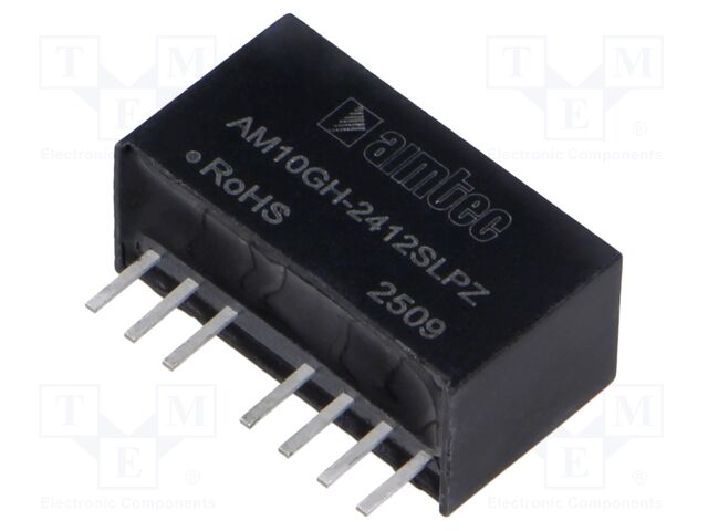 Converter: DC/DC; 10W; Uin: 9÷36V; Uout: 12VDC; THT; Efficiency: 84%