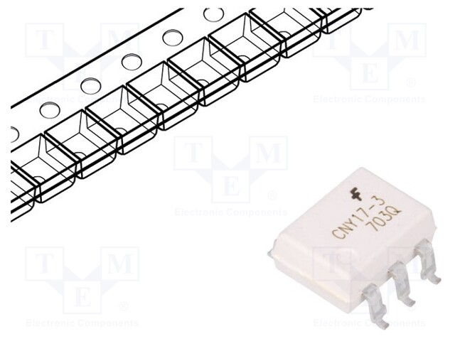 Optocoupler; SMD; Channels: 1; Out: transistor; Uinsul: 4.17kV